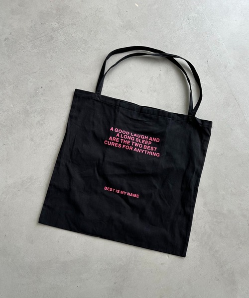 CLEA（クレア）の「【A4サイズ対応】BEST ロゴ コットントートバッグ（トートバッグ・レディース・アイボリー/ブラック/ブルー/イエロー/ピンク・FREE）」の19枚目の写真