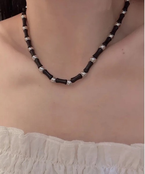 BARELY BLUE(ベアリーブルー)の「【 BARELY BLUE / ベアリーブルー 】 ストリートライク ビーズ チェーン ネックレス(ネックレス・レディース・A/B/C/D・FREE)」の9枚目の写真