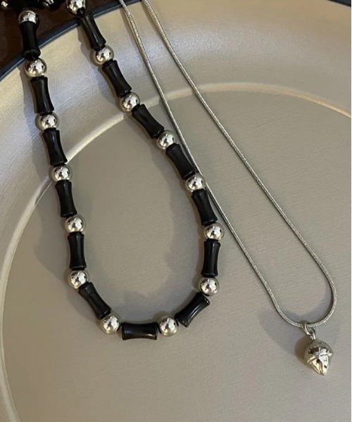 BARELY BLUE(ベアリーブルー)の「【 BARELY BLUE / ベアリーブルー 】 ストリートライク ビーズ チェーン ネックレス(ネックレス・レディース・A/B/C/D・FREE)」の10枚目の写真