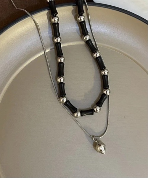 BARELY BLUE(ベアリーブルー)の「【 BARELY BLUE / ベアリーブルー 】 ストリートライク ビーズ チェーン ネックレス(ネックレス・レディース・A/B/C/D・FREE)」の11枚目の写真