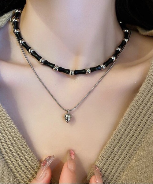 BARELY BLUE(ベアリーブルー)の「【 BARELY BLUE / ベアリーブルー 】 ストリートライク ビーズ チェーン ネックレス(ネックレス・レディース・A/B/C/D・FREE)」の13枚目の写真