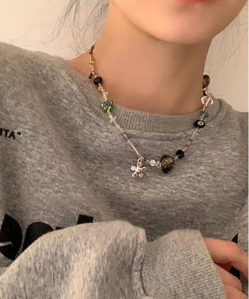 BARELY BLUE(ベアリーブルー)の「【 BARELY BLUE / ベアリーブルー 】 ストリートライク ビーズ チェーン ネックレス(ネックレス・レディース・A/B/C/D・FREE)」の14枚目の写真