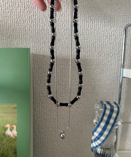 BARELY BLUE(ベアリーブルー)の「【 BARELY BLUE / ベアリーブルー 】 ストリートライク ビーズ チェーン ネックレス(ネックレス・レディース・A/B/C/D・FREE)」の18枚目の写真