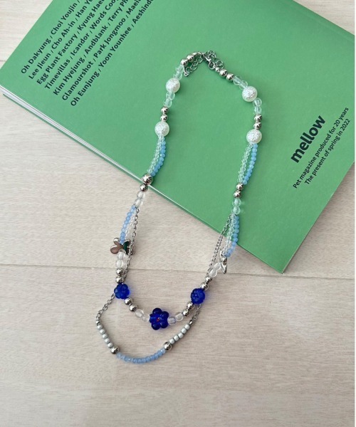 BARELY BLUE(ベアリーブルー)の「【 BARELY BLUE / ベアリーブルー 】 ストリートライク ビーズ チェーン ネックレス(ネックレス・レディース・A/B/C/D・FREE)」の20枚目の写真