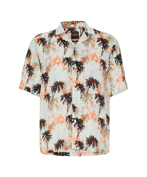 BOSS(ボス)の「【オンライン限定】シーズンプリント レギュラーフィットシャツ(シャツ/ブラウス・メンズ・ホワイト/ブルー・L/M/XL/S/XXL)」の12枚目の写真