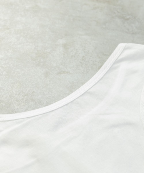 NYLAUS(ナイラス)の「5.6オンス コットン ビッグシルエット タンクトップ(タンクトップ・メンズ・ブラック/ホワイト・L/M/XL/S)」の3枚目の写真