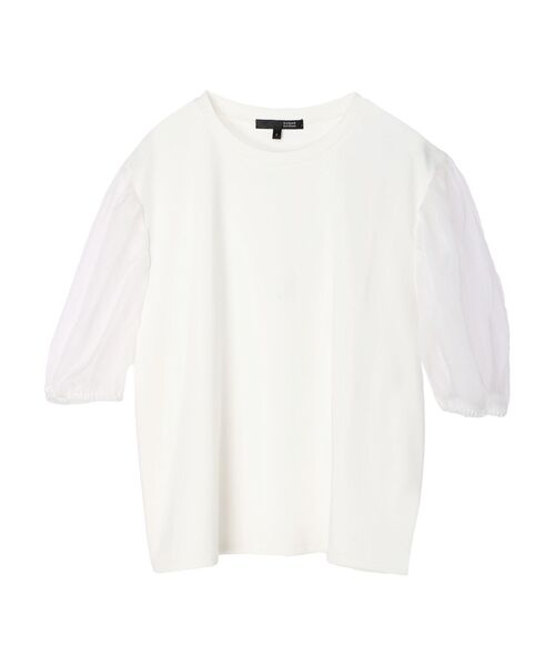 Sugar spoon（シュガースプーン）の「・SUGAR　SPOON　シアースリーブプルオーバー（Tシャツ/カットソー・レディース・ブラック/オフホワイト/ベージュ・FREE）」の12枚目の写真