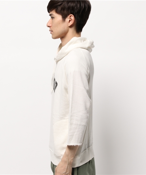 OUTLET（アウトレット）の「【Ciaopanic】トピ裏配プルパーカー8分袖（パーカー・メンズ・ホワイト・MEDIUM/LARGE）」の3枚目の写真