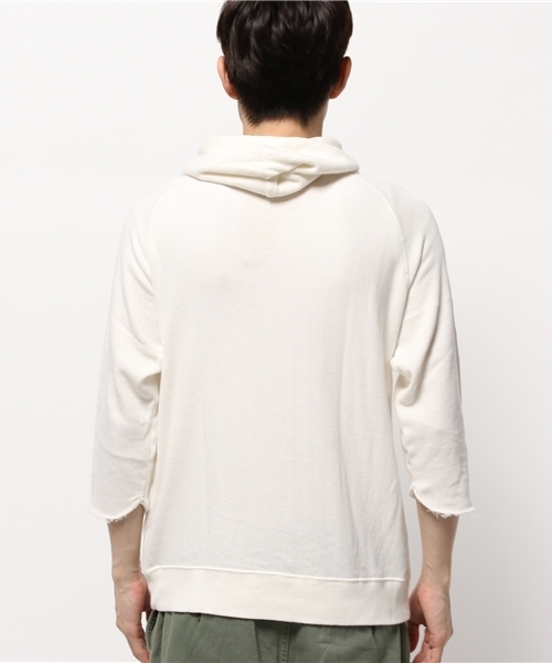 OUTLET（アウトレット）の「【Ciaopanic】トピ裏配プルパーカー8分袖（パーカー・メンズ・ホワイト・MEDIUM/LARGE）」の4枚目の写真