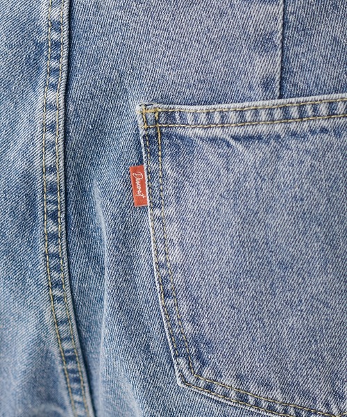 DISCOAT(ディスコート)の「USコットンデニムカーブパンツ(その他パンツ・レディース・サックスブルー/ブラック・SMALL/MEDIUM)」の11枚目の写真