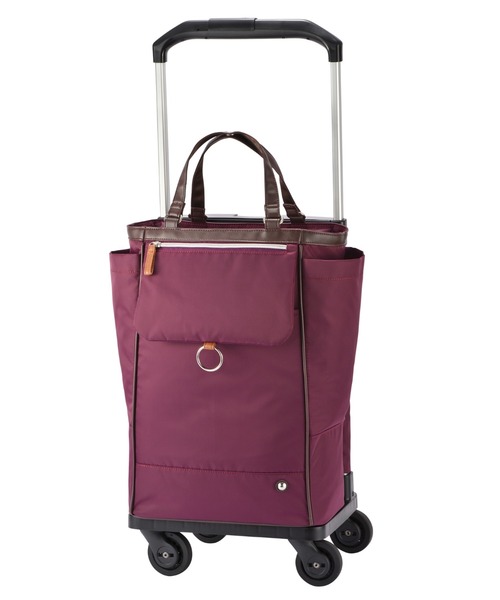 Luggage（ラゲージ）の「soelte ソエルテ ソフトキャリー オートゥイユ Auteuil 35981（スーツケース/キャリーバッグ・メンズ・チャコールグレー/パープル/ベージュ/ネイビー・FREE）」の4枚目の写真