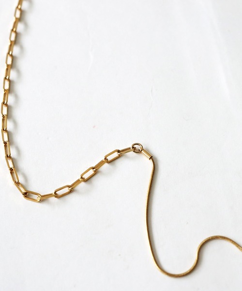 antiqua（アンティカ）の「バーモチーフチェーンネックレス（ネックレス・レディース・ゴールド/シルバー・FREE）」の6枚目の写真
