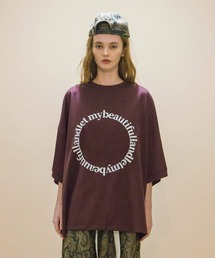 my beautiful landlet | 【my beautiful landlet】 MERCERIZATION JERSEY LOGO BIG T-SHIRT(Tシャツ/カットソー)