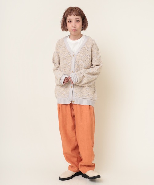 RNA-N(アールエヌエーエヌ)の「M2084 C/HEMPフライス半T(Tシャツ/カットソー・レディース・ブラック/オフホワイト/グレー・MEDIUM)」の10枚目の写真