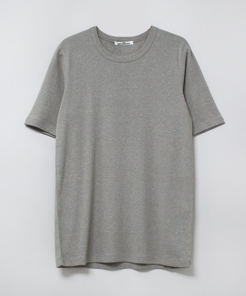 RNA-N(アールエヌエーエヌ)の「M2084 C/HEMPフライス半T(Tシャツ/カットソー・レディース・ブラック/オフホワイト/グレー・MEDIUM)」の19枚目の写真