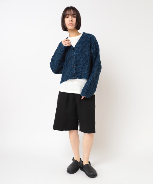 RNA-N(アールエヌエーエヌ)の「M2084 C/HEMPフライス半T(Tシャツ/カットソー・レディース・ブラック/オフホワイト/グレー・MEDIUM)」の21枚目の写真