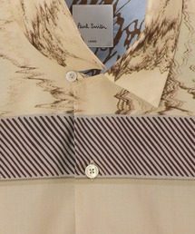 Paul Smith / Assembled Stripe/オープンカラーシャツ/半袖シャツ/L/コットン/マルチカラー/233354 Paul Smith（ポールスミス）の「