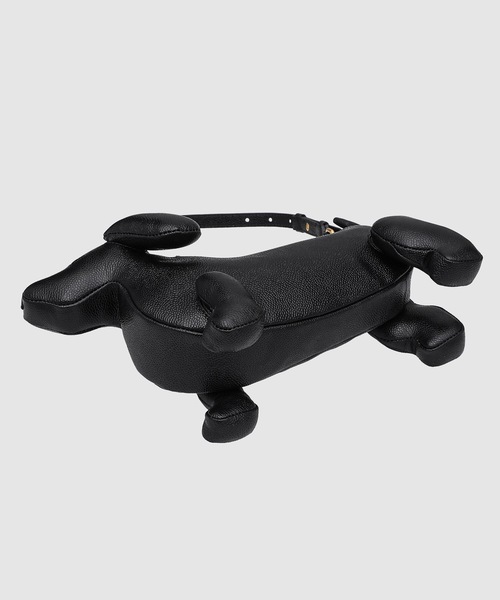 THOM BROWNE（トムブラウン）の「HECTOR BAGUETTE SHOULDER BAG IN PEBBLE GRAIN LEATHER（ショルダーバッグ・レディース・ブラック・ONE SIZE）」の7枚目の写真