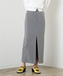 Ray BEAMS | Ray BEAMS / ピンストライプ ロング タイト スカート(スカート)