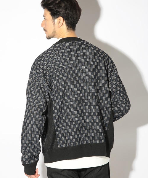 UNION STATION(ユニオンステーション)の「リンクスジャガードニットカーディガン(ニット/セーター・メンズ・ベージュ/ネイビー/ブラック・LL/L/M)」の17枚目の写真