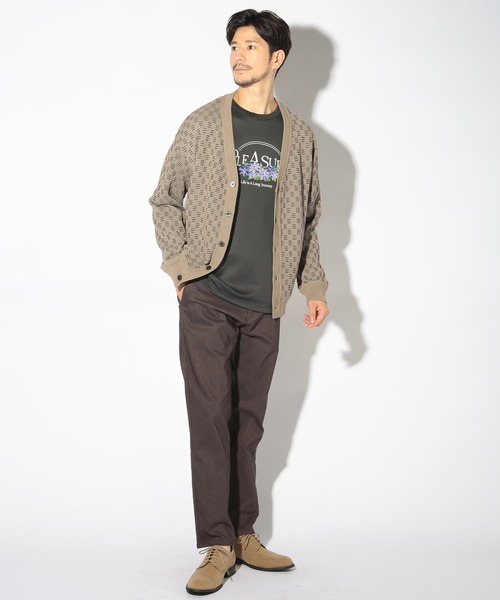 UNION STATION(ユニオンステーション)の「リンクスジャガードニットカーディガン(ニット/セーター・メンズ・ベージュ/ネイビー/ブラック・LL/L/M)」の19枚目の写真