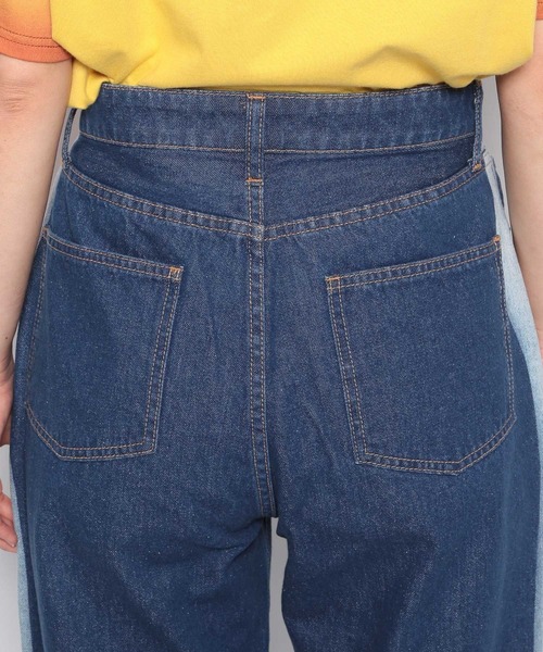 FOREVER 21（フォーエバー トゥエンティーワン）の「フリンジストレートラインデニムパンツ（デニムパンツ・レディース・ブルー・SMALL/MEDIUM/LARGE）」の8枚目の写真