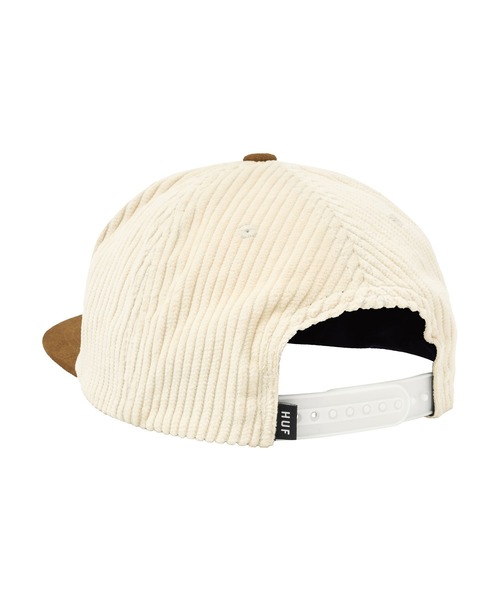 HUF(ハフ)の「HAT TRICK SNAPBACK / HUF キャップ 帽子(キャップ・メンズ・ネイビー/ベージュ系その他・O/S)」の3枚目の写真