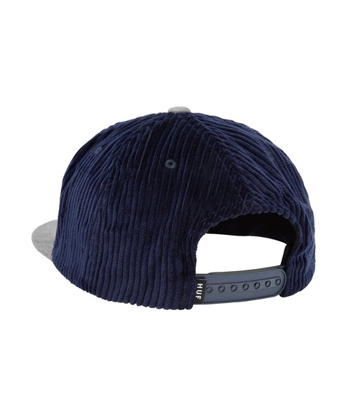 HUF(ハフ)の「HAT TRICK SNAPBACK / HUF キャップ 帽子(キャップ・メンズ・ネイビー/ベージュ系その他・O/S)」の4枚目の写真