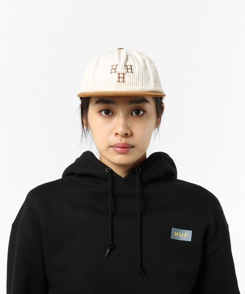 HUF(ハフ)の「HAT TRICK SNAPBACK / HUF キャップ 帽子(キャップ・メンズ・ネイビー/ベージュ系その他・O/S)」の10枚目の写真