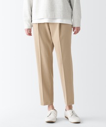 再生ポリエステルテーパードパンツ