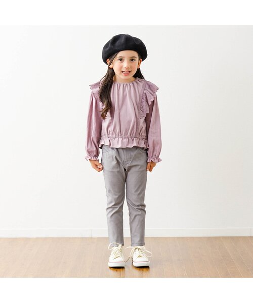 Seraph(セラフ)の「ハイパーストレッチパンツ(その他パンツ・キッズ・ネイビー/チェック/ブルー/ダークグリーン/ラベンダー・130/110/100/140/95/90/80/120)」の6枚目の写真