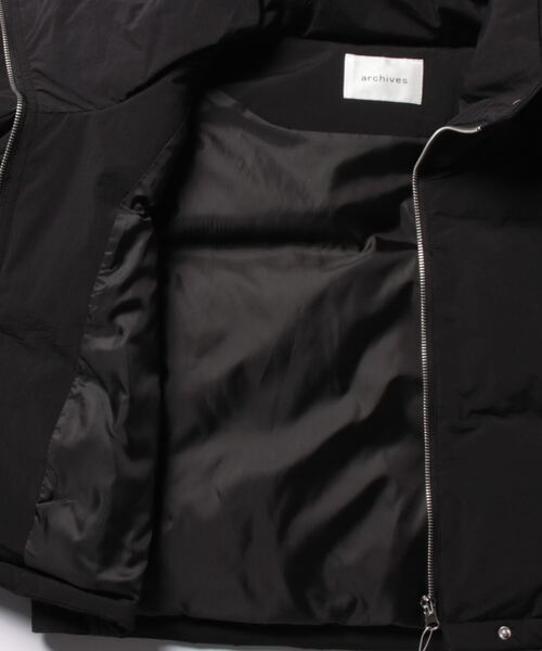 archives（アルシーヴ）の「中綿ショートベスト（ダウンベスト・レディース・ブラック/アイボリー・MEDIUM）」の22枚目の写真