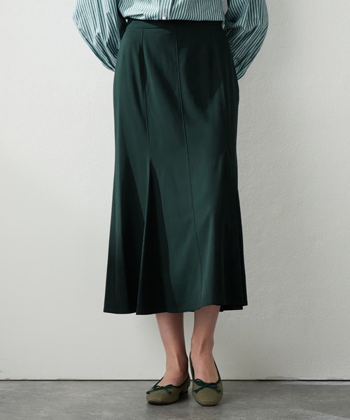 LE SOUK HOLIDAY（ルスークホリデー）の「ジョーゼットマーメードスカート（スカート・レディース・ブラック/ワインレッド/グリーン・M/L）」の14枚目の写真