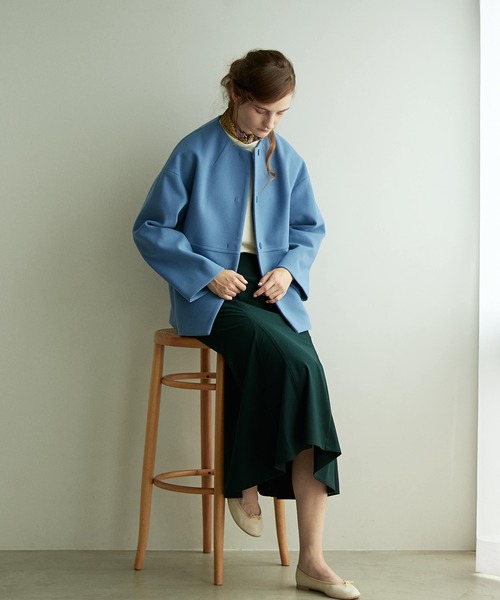LE SOUK HOLIDAY（ルスークホリデー）の「ジョーゼットマーメードスカート（スカート・レディース・ブラック/ワインレッド/グリーン・M/L）」の7枚目の写真