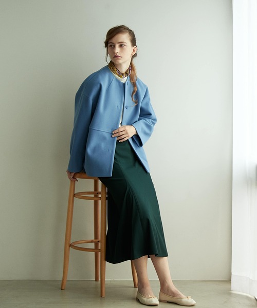 LE SOUK HOLIDAY（ルスークホリデー）の「ジョーゼットマーメードスカート（スカート・レディース・ブラック/ワインレッド/グリーン・M/L）」の8枚目の写真