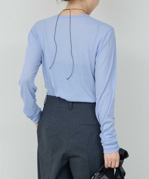 累計販売1万枚以上！】【La nature linge】NEWロングスリーブTシャツ