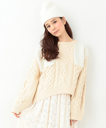 CAROLINA GLASER | CAROLINA GLASER / ボアニット(ニット/セーター)