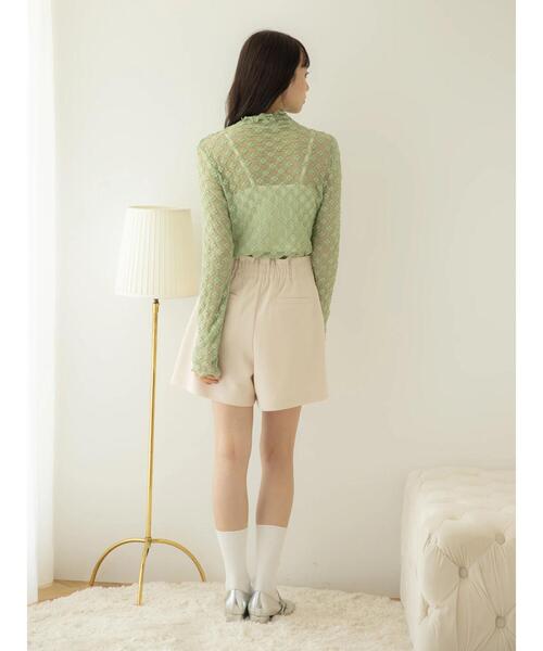 earth music&ecology（アースミュージックアンドエコロジー）の「カットツイルショートパンツ（その他パンツ・レディース・ブラック/ベージュ/チョコ・M/S）」の10枚目の写真