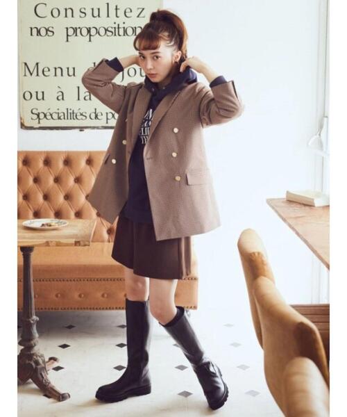 earth music&ecology（アースミュージックアンドエコロジー）の「カットツイルショートパンツ（その他パンツ・レディース・ブラック/ベージュ/チョコ・M/S）」の21枚目の写真