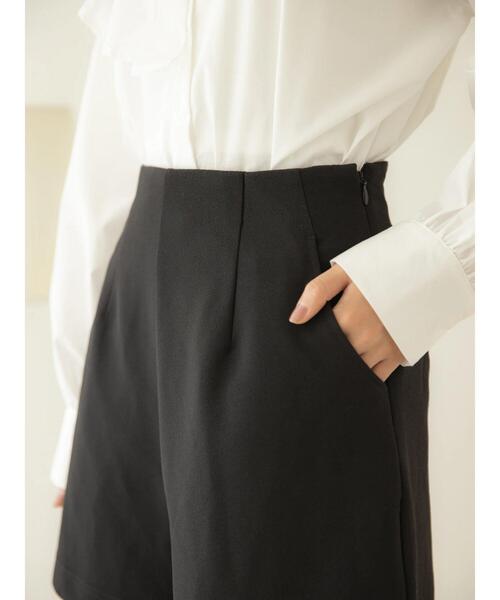 earth music&ecology（アースミュージックアンドエコロジー）の「カットツイルショートパンツ（その他パンツ・レディース・ブラック/ベージュ/チョコ・M/S）」の22枚目の写真