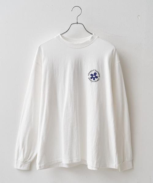 EXIEEE（イグジー）の「EXIEEE/フラワーロゴロンT（Tシャツ/カットソー・レディース・グリーン系その他/ブラック/ホワイト・SMALL/MEDIUM/LARGE）」の21枚目の写真