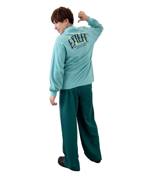 EXIEEE（イグジー）の「EXIEEE/フラワーロゴロンT（Tシャツ/カットソー・レディース・グリーン系その他/ブラック/ホワイト・SMALL/MEDIUM/LARGE）」の5枚目の写真