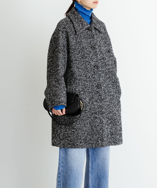 【美品】URBAN RESEARCH☆ループヘリンボーンバルカラーコート グレー 楽天市場】ループヘリンボーンバルカラーコート／アーバンリサーチ