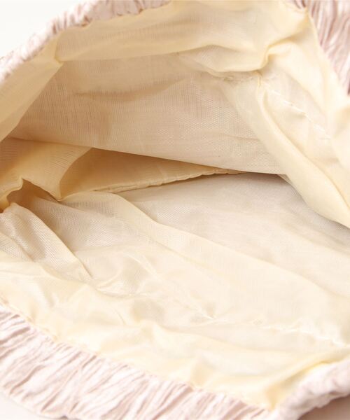 Port(ポート)の「パール巾着ショルダーバッグ / 巾着型バッグ / パールバッグ(ショルダーバッグ・レディース・ピンク/ベージュ/グレー/ブラック・FREE)」の17枚目の写真