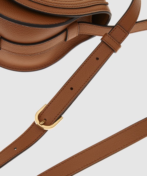 Chloé MARCIEスモールサドルバッグ スエードレザー製Marcieスモールサドルバッグ 緑 - Chloé