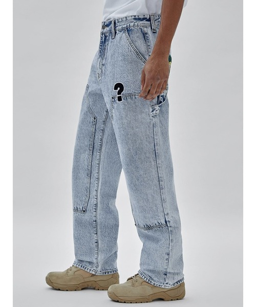 Guess（ゲス）の「GUESS Originals x MARKET Collection Carpenter Pant（デニムパンツ・メンズ・ライトインディゴブルー・29inch/31inch/32inch/30inch）」の4枚目の写真