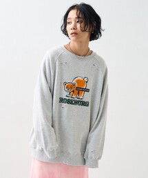 FREAK'S STORE | ダメージ フロッキースウェット(スウェット)