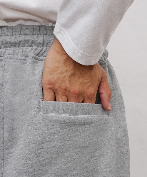 MinoriTY（マイノリティ）の「【MinoriTY】毛玉ができないテーパードスウェットパンツ メンズ ルーズフィット サルエルパンツ ジャージ（スウェットパンツ・メンズ・チェック/杢グレー/オートミール/ブラック/パープル/カーキ/ブラウン・XL/M/L/S）」の12枚目の写真