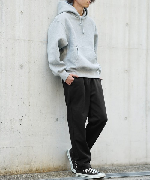 MinoriTY（マイノリティ）の「【MinoriTY】毛玉ができないテーパードスウェットパンツ メンズ ルーズフィット サルエルパンツ ジャージ（スウェットパンツ・メンズ・チェック/杢グレー/オートミール/ブラック/パープル/カーキ/ブラウン・XL/M/L/S）」の17枚目の写真