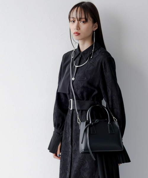 HARE（ハレ）の「ダブルハンドルBAG(HARE)（ハンドバッグ・レディース・ブラック・FREE）」の2枚目の写真